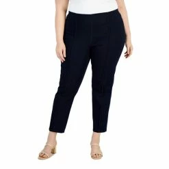 Promo 🎁 Anne Klein Plus Size Denim Pull-On Leggings Indigo Rinse Wash 🔔