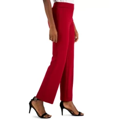 Cheap 🤩 Anne Klein 👩 Women's Pull-On Seamed Compression Leggings Titan Red 🔥