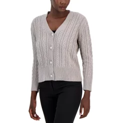 Best Pirce 👍 Anne Klein Montreal Satin High-Rise Side-Zip Wide-Leg Pants Latte 🔥