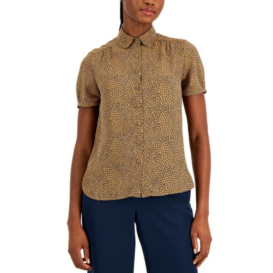 Top 10 ⌛ Anne Klein 👩 Women's Peter Pan Collar Blouse Vicuna Combo 🤩