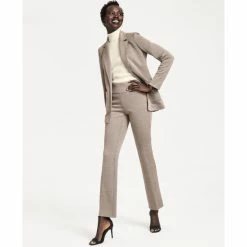 Cheap 🔔 Anne Klein 👩 Women's Chevron Blazer, Sleeveless Turtleneck Sweater & Pants Anne White 😉