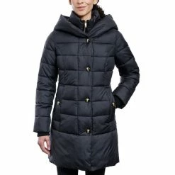 Cheap ๐ Anne Klein ๐ฉ Women's Hooded Puffer ๐งฅ Coat Unbleached Cotton ๐