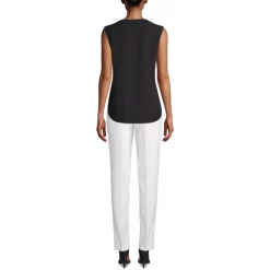 Hot Sale 😀 Anne Klein 👩 Women's Ribbed Puff-Sleeve Button-Up Cardigan Anne Black 🎁