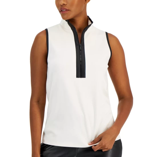 Hot Sale π Anne Klein Petite 3/4-Sleeve Chambray Peasant Top Medium Wash π€©