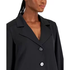 Best reviews of ❤️ Anne Klein Petite Quilted Long-Sleeve Crewneck Jacket Chianti 🧨