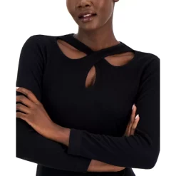 Cheap ⌛ Anne Klein 👩 Women's Jacquard Cardigan & Trimmed Sleeveless Sweater Top Latte Combo 🥰