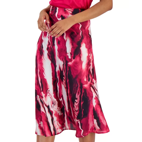 Budget ๐ Anne Klein ๐ฉ Women's Tie-Waist Balloon-Sleeve Midi ๐ Dress Anne Black โจ - Image 4