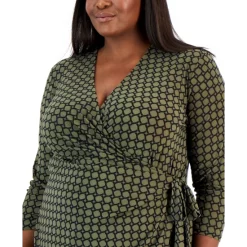 Wholesale ๐ Anne Klein ๐ฉ Women's Twist-Neck 3/4-Sleeve Top Anne Black ๐ฏ