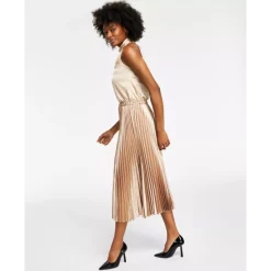 Outlet 🎁 Anne Klein Button-Trim Mock-Neck Sweater Autumn Rose 😉