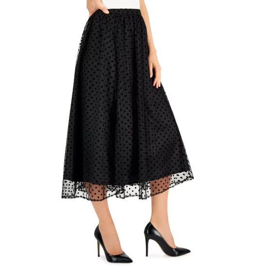 Discount 🎉 Anne Klein 👩 Women's V-Neck Pleated Long-Sleeve Maxi 👗 Dress Gold 👏 - Image 2