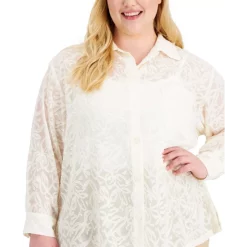 New ❤️ Anne Klein Plus Size Printed Maxi 👗 Dress Kelp/chianti Combo ✨