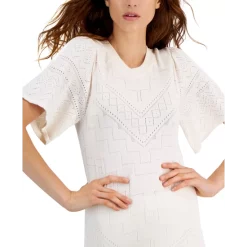 Top 10 ✨ Anne Klein 👩 Women's Flocked-Dot Midi 👗 Skirt Anne Black/anne Black 💯