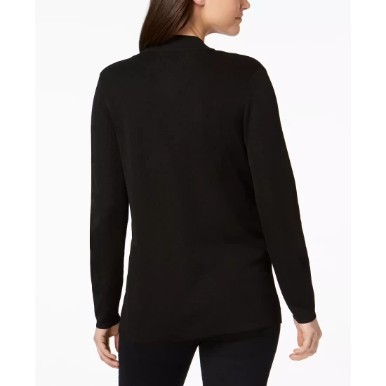 New โ Anne Klein Petite Malibu Cardigan Black ๐ - Image 3