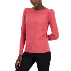 Promo 🎁 Anne Klein 👩 Women's Compression Faux Double-Breasted Jacket Anne White 💯