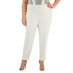 Brand new 👍 Anne Klein Plus Size Faux-Suede Ankle Pants Anne Black 🥰